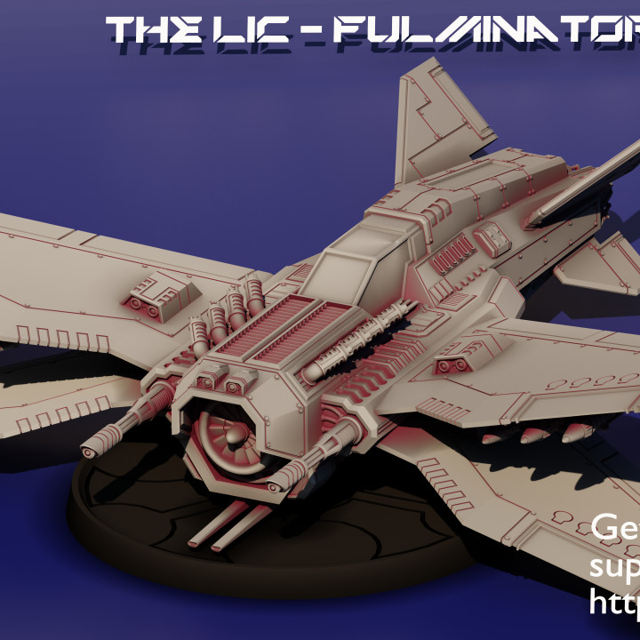 The LIC HN - Fulminator Air Superiority fighter's Cover