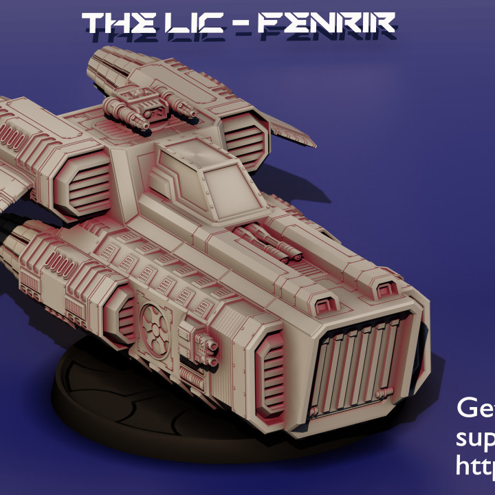 The LIC HN - Fenrir Assault Lander's Cover
