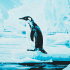 Penguin Oil Painting（Hueforge Painting） image