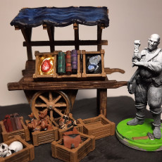 Picture of print of Talisman Seller - 26 Models - Minis, Enviroment & Props - PRESUPPORTED - 32mm scale