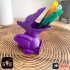 CHUBBY PTERODACTYL DINO PENCIL HOLDER - NO SUPPORTS image
