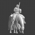 Mounted medieval Knight Praying image
