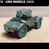 french armored vehicle panhard 178 SCOUT, 3 different variations in this pack image