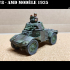 french armored vehicle panhard 178 SCOUT, 3 different variations in this pack image