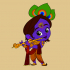Krishna Chibi - The Divine Child [Easy Paint] image