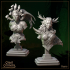 Bust of Alara, the Sylvain druid and Bust of Gorgona, Queen of the Forest image
