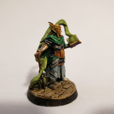 Picture of print of Elf Male Cleric - RPG Hero Character D&D 5e - Titans of Adventure Set 18