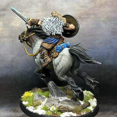 Picture of print of Northmen Huskarls Horse Rider - D (Skutagaard Northmen Saga)
