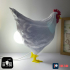 FUNNY CHICKEN EGG LAMP / FIGURINE MULTIPARTS image