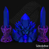 Ethereal Prism Dice Tower and Crystal Pedestal Bundle image