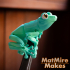 Tree Frog, Articulated fidget, Print-In-Place Body, Snap-Fit Head, Cute Flexi image
