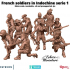 French soldiers in Indochine serie 1 - 28mm image