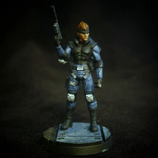 Picture of print of Solid Snake - Metal Gear Solid - 32mm Miniature