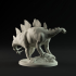 Stegosaurus looking 1-35 scale pre-supported dinosaur image