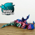 Cute Dragon Dreamy / Dino Articulated / Print-in-Place Dinosaur / Fable Beast / Creature World Encounter image