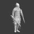 Medieval Byzantine high ranking infantryman image