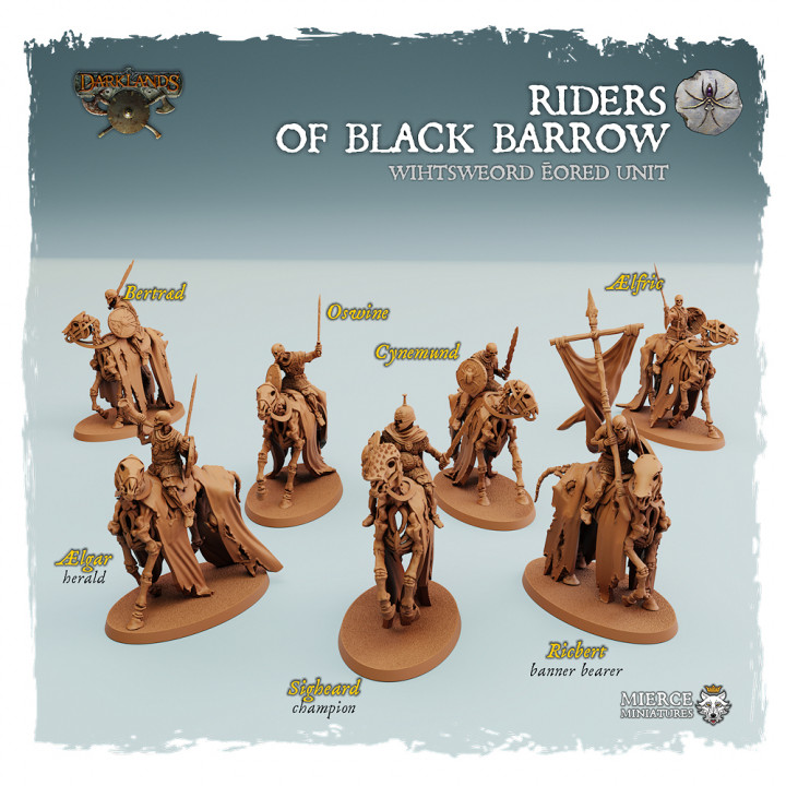 Jute Riders of Black Barrow, Wihtsweord Ēored Unit's Cover