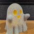 Crocheted Ghost & Keychain print image