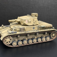 Picture of print of Panzer IV D, 1939 - at least 3 variations possible with this pack