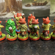 Picture of print of Everdell Upgraded Critters Lizards and Foxes (Unofficial)