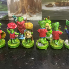 Picture of print of Everdell Upgraded Critters Lizards and Foxes (Unofficial)