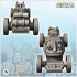 Single-seater steampunk race car with visible pipes (3) - Future Sci-Fi SF Post apocalyptic Tabletop Scifi Wargaming Planetary exploration RPG Terrain image