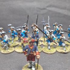 Picture of print of AWI Spanish Infantry
