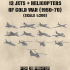 STL PACK - 13 COLD War Jets+Helicopters (1950-1970s) (scale 1:200) - PERSONAL USE image