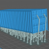 Shipping Container - 1/72 scale - Pre-supported image
