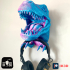T-REX DINOSAUR HEAD WALL MOUNT NO SUPPORTS image