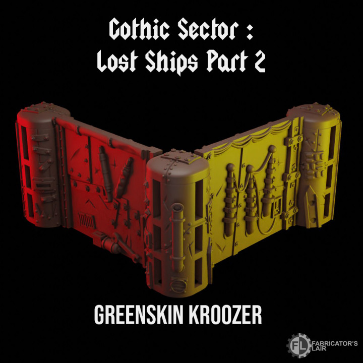 Gothic Sector : Lost Ships Part 2 - Greenskin Kroozer sample's Cover