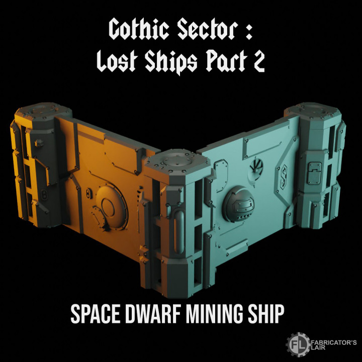 Gothic Sector : Lost Ships Part 2 - Space Dwarf Mining Ship sample's Cover