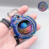 Dragon Gyroid Fidget Spinner Keychain image