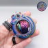 Dragon Gyroid Fidget Spinner Keychain image
