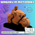 Sengoku in motorbike- Cyberpunk image