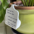 Houseplant write-on care tag image