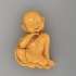 Baby Monk and Budha B458 image