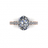 Pav Solitaire Diamond Ring image