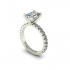 Tiffany Emerald Pav Diamond Ring image