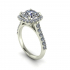 Halo Diamond Wedding Ring V1 image