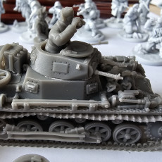 Picture of print of Panzer I A european and DAK versions