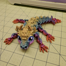 Picture of print of Love-ly Tiny Dragon, Articulated, Flexy, Toy