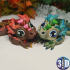Love-ly Tiny Dragon, Articulated, Flexy, Toy image
