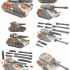 Ultimate War Machine Bundle - 5 Tanks, 2 Transports, 1 Defensive Turret image