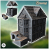 Abandoned medieval house with wooden planks on windows (13) - Medieval Gothic Feudal Old Archaic Saga 28mm 15mm RPG image