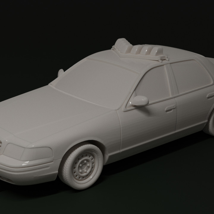 Classic Police car modular crown vic's Cover