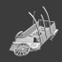 Wargaming terrain - medieval destroyed wagon image