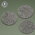 60mm Cracked Earth Bases ( x3) image