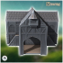 Medieval building with external stone staircase and large columned canopy (7) - Medieval Gothic Feudal Old Archaic Saga 28mm 15mm RPG image