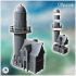 Medieval lighthouse on rock with annex building and large dome (12) - Medieval Gothic Feudal Old Archaic Saga 28mm 15mm RPG image